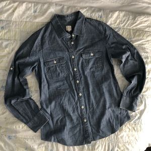 J Crew factory denim shirt